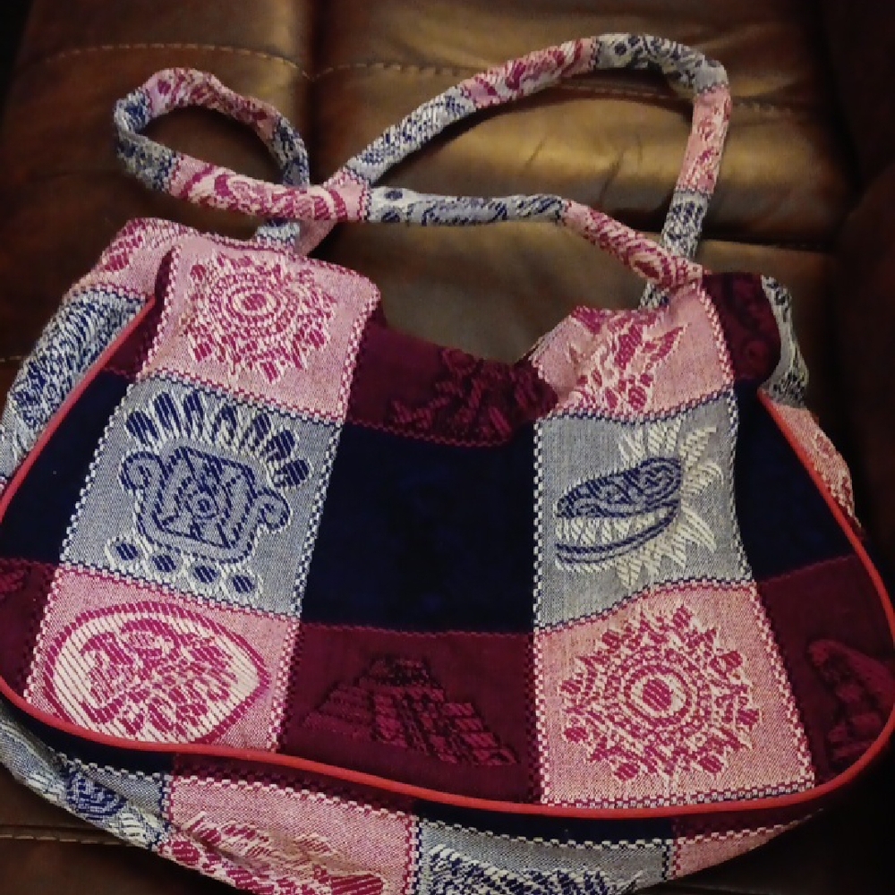 Multicolor Patchwork Tote Bag - image 3